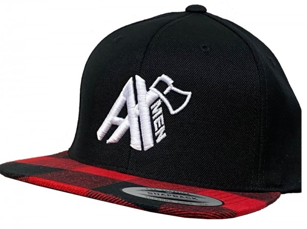 AX-MEN Cap Classic Snapback, rot/schwarz