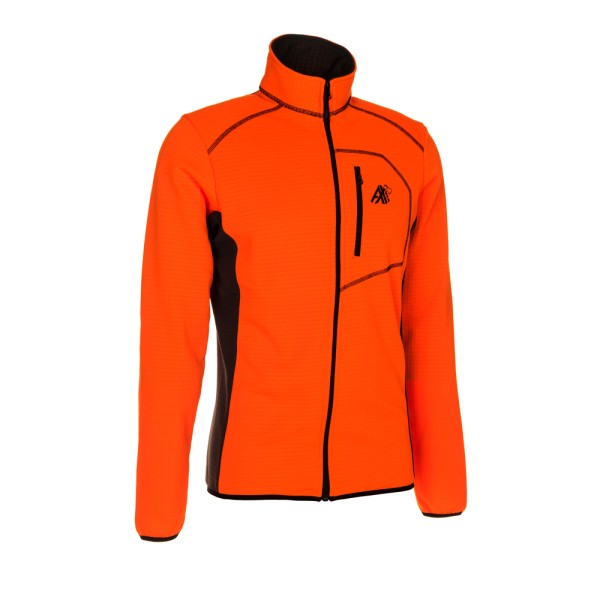 AX-MEN Funktionsshirt ISO-ZIP, orange/grau