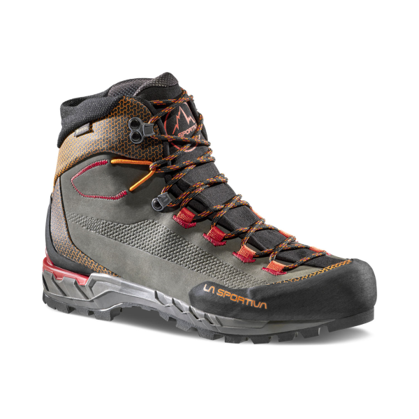 LA SPORTIVA Trango Tech Leather Gtx®, Herren, Carbon/Hawaiian Sun