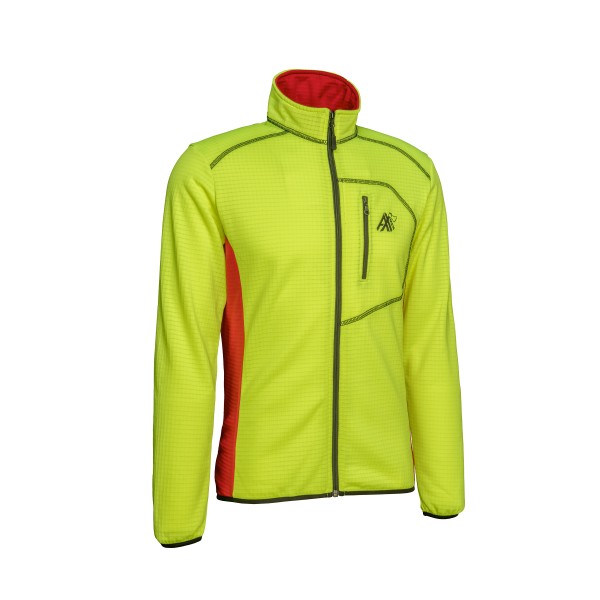 AX-MEN Funktionsshirt ISO-ZIP, gelb/rot