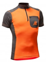 AX-MEN Funktionsshirt kurzarm orange/grau