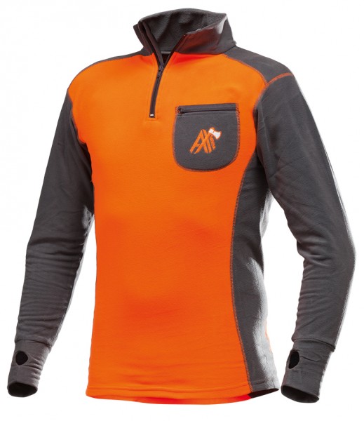 AX-MEN Funktionsshirt ISO orange/grau