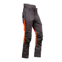 AX-MEN Schnittschutzhose Ripstop EVO, grau