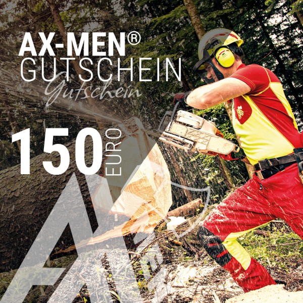 AX-MEN Geschenkgutschein 150 €